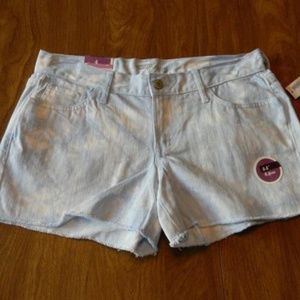 Old Navy 16 Blue Tie Dye Diva Denim Shorts  NWT